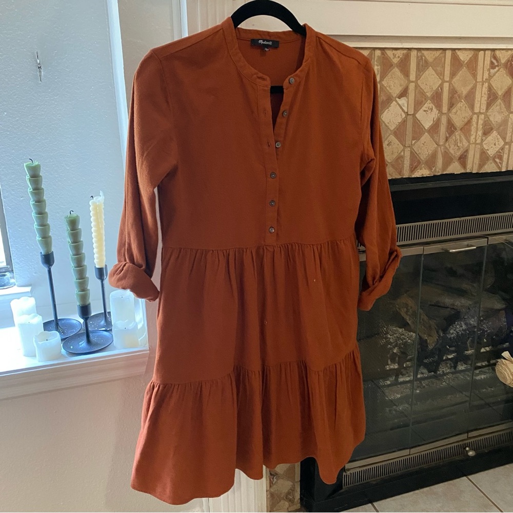 Madewell XS orange dress